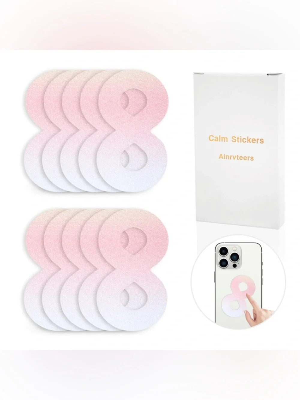 Calm Sensory Stickers - Anti Stress Tactile Textured Stickers Children & Adults